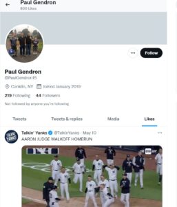 PHOTO Payton Gendron's Dad Is A Die Hard New York Yankees Fan