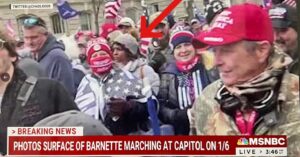 PHOTO Pennsylvania Republican Senate Candidate Kathy Barnette Caught Marching With The Proud Boys On January 6th In Pennsylvania