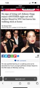 PHOTO Pictures Of Amber Heard Johnny Depp's Legal Team Can Use To Prove Amber Didn't Have Broken Nose 1 Day After Met Gala