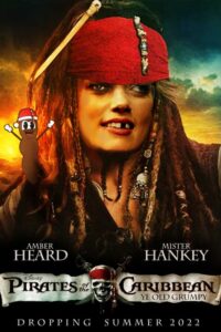 PHOTO Pirates Of The Caribbean Ye Old Grumpy Starring Amber Heard Mister Hankey Meme