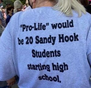 PHOTO Pro-Life Would Be 20 Sandy Hook Students Starting High School T-Shirt