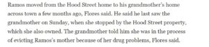 PHOTO Salvador Ramos' Grandmother Was Evicting Salvador's Mother From House She Owned Because Of Her Drug Problems