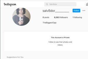 PHOTO Salvador Ramos Made His Instagram Private Before School Shooting But 8K People Still Followed Him