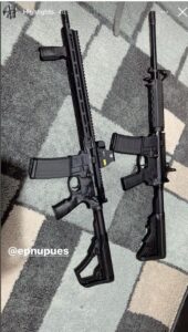 PHOTO Salvador Ramos Posted Pictures Of Him Holding Ammunition And Two Long Barrel Guns And It Didn't Raise Suspicion With Anyone