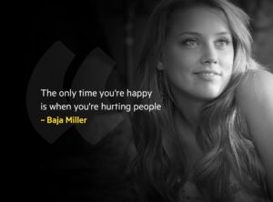 PHOTO The Only Time You're Happy Is When You're Hurting People Baja Miller Amber Heard Meme