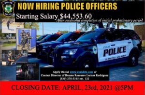 PHOTO Uvale Texas Police Department Was Offering Jobs In April Of 2021 With A Starting Salary Of Just $44K After Successful Completion Of Initial Probationary Period