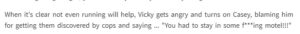 PHOTO Vicky White Screamed At Casey Claiming He Wanted To Stay In Motel For A Long Time And That's What Got Them Caught