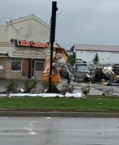 PHOTO What Is Left Of Little Caesar's In Gaylord MI