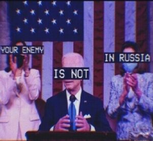 PHOTO Your Enemy Is Not In Russia Joe Biden Meme