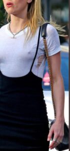 PHOTO Amber Heard Walking Around West Hollywood With A Ripped Shirt