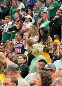 PHOTO Ayesha Curry Chugging Beer In Boston