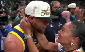 PHOTO Ayesha Curry Could Barely Contain Her Excitement Embracing Steph After Winning His 4th Title