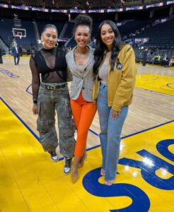PHOTO Ayesha Curry Wore Baggy Camo Pants To NBA Finals In San Francisco To Thirst Trap National TV Audience