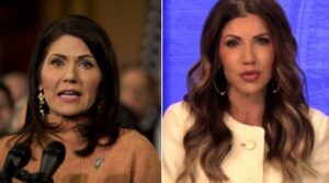 PHOTO Before And After Showing How Much Plastic Surgery Has Changed Kristi Noem's Face In The Last 5 Years