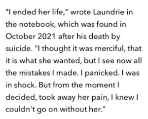 PHOTO Brian Laundrie Admitting In Suicide Note In Notebook That He Ended Gabby's Life Thought It Was Merciful But Was A Mistake