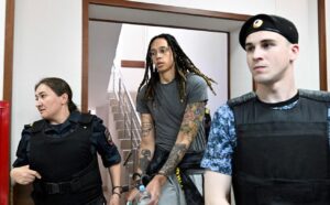 PHOTO Brittney Griner Looking At The Russians While Walking In Handcuffs Like What The F*ck Are You Doing To Me