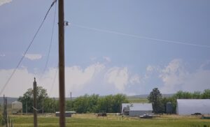 PHOTO Close Up Of Three Tornadoes In Hyannis Nebraska