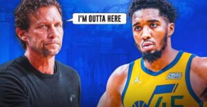 PHOTO Donovan Mitchell Is Like You Serious Man When Quin Snyder Says I'm Outta Here Meme