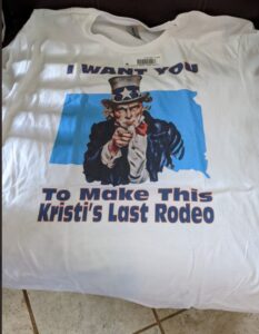 PHOTO I Want You To Make This Kristi's Last Rodeo Abraham Lincoln T-Shirt