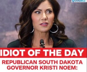 PHOTO Idiot Of The Day Kristi Noem Meme