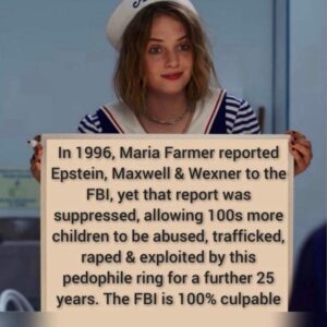 PHOTO In 1996 Maria Farmer Reported Epstein Maxwell And Wexner To The FBI Yet Hundreds More Children Were Abused