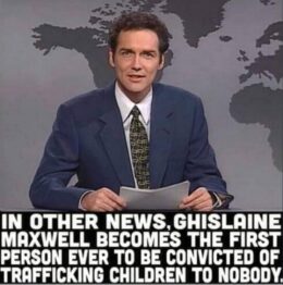 PHOTO In Other News Ghislaine Maxwell Becomes The First Person Ever To