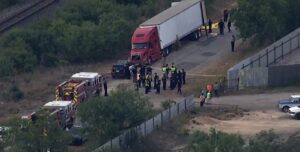 PHOTO Inside Tractor-Trailer Full Of Migrants In San Antonio