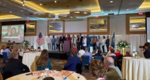 PHOTO It Was Very Telling How Far Away Kristi Noem's Son Booker Was Standing Separate From The Rest Of The Family On Stage Tonight