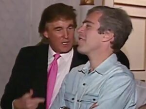 PHOTO Jeffrey Epstein Amused With Donald Trump Trying To Intimate Him About His Likes And Dislikes