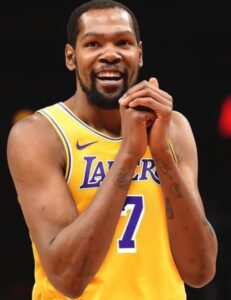 PHOTO Kevin Durant In A Los Angeles Lakers Uniform