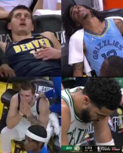 PHOTO Look At How Much Steph Curry Makes His Defender Pass Out On Bench Jayson Tatum Is The Latest Victim