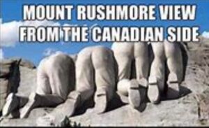 PHOTO Mount Rushmore View From The Canadian Side Meme