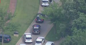 PHOTO Of Police Responding As Fast As Possible To Tulsa Shooting