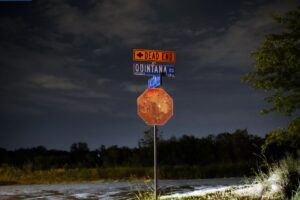 PHOTO Of Where Migrants Regularly Jump Off Moving Train On Quintana Road In San Antonio To Take Refuge In America