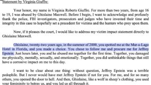 PHOTO One Of Jeffrey Epstein's Victims Says Ghislaine Maxwell Spotted Her At Mar-A-Lago In 2000 And Gave Her Up To Epstein