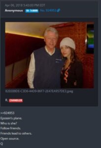 PHOTO Rachel Chandler Was First Found To Be Hanging Out With Bill Clinton On Jeffrey Epstein's Plane In April Of 2018