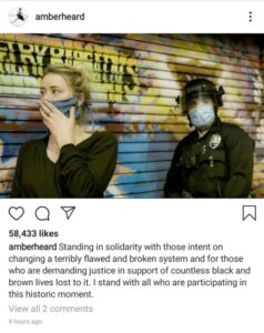 PHOTO Rami Sarabi Helping Amber Heard Fake A Black Lives Matter Picture