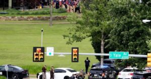 PHOTO The Scene Outside Tulsa Medical Center After Shooting Took Place