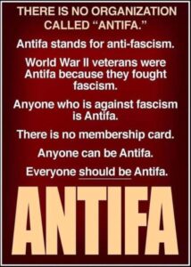 PHOTO There Is No Organization Called Antifa Meme