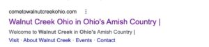 PHOTO A Lot Of Amish People Live In Walnut Creek Ohio