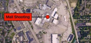 PHOTO Aerial View Of Where Mass Shooting Was At Inside Mall In Greenwood Indiana