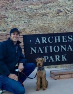 PHOTO Armie Hammer At Arches National Park With His Dog