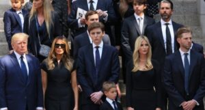 PHOTO Barron Trump Looking Very Unhappy At Ivana Trump's Funeral Like He Lives A Miserable Life