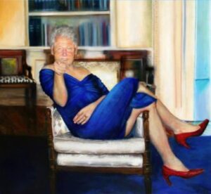 PHOTO Bill Clinton Wearing A Dress And High Heels Meme