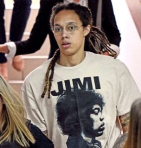 PHOTO Brittney Giner Has Been Wearing Shirts In Prison To Send A Message Like This Jimi Shirt