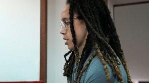 PHOTO Brittney Griner Won't Take Glasses Off In Prison At All Because She's Looking Around The Corner For Danger