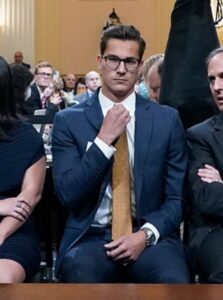 PHOTO Clark Kent Adjusting His Tie At The January 6th Hearings For The Ladies