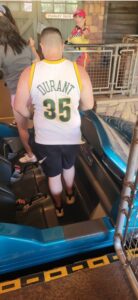 PHOTO Dude At Disneyland Wearing A Kevin Durant Sonics Jersey Like KD Still Plays In Seattle