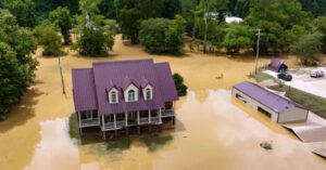 PHOTO Entire First Floor Of Mansion In Hazard Kentucky Filled With Water