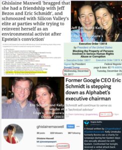 PHOTO Ghislaine Maxwell Was Friends With Jeff Bezos And Eric Schmidt